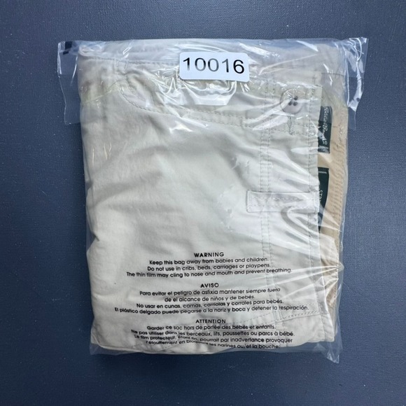 Eddie Bauer Pants Women's Size 8 Petite Khaki Stretch Straight Leg Chino Casual - Picture 12 of 12